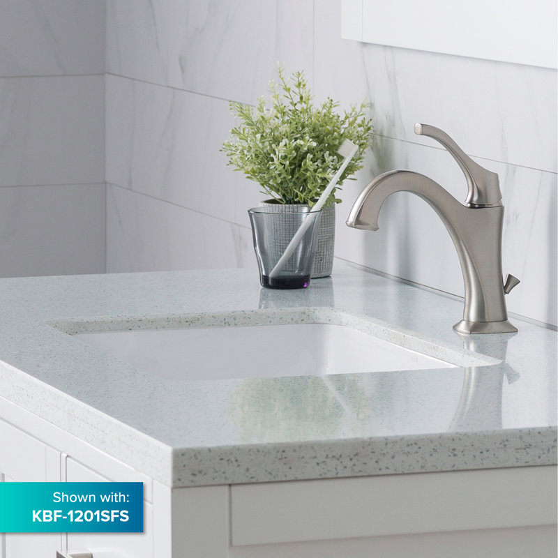 Elavo™ 21-inch Rectangular Undermount White Porcelain Ceramic Bathroom Sink With Overflow %282 Pac